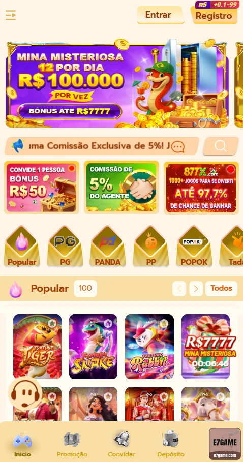 e7game - explorar exclusivo jogo